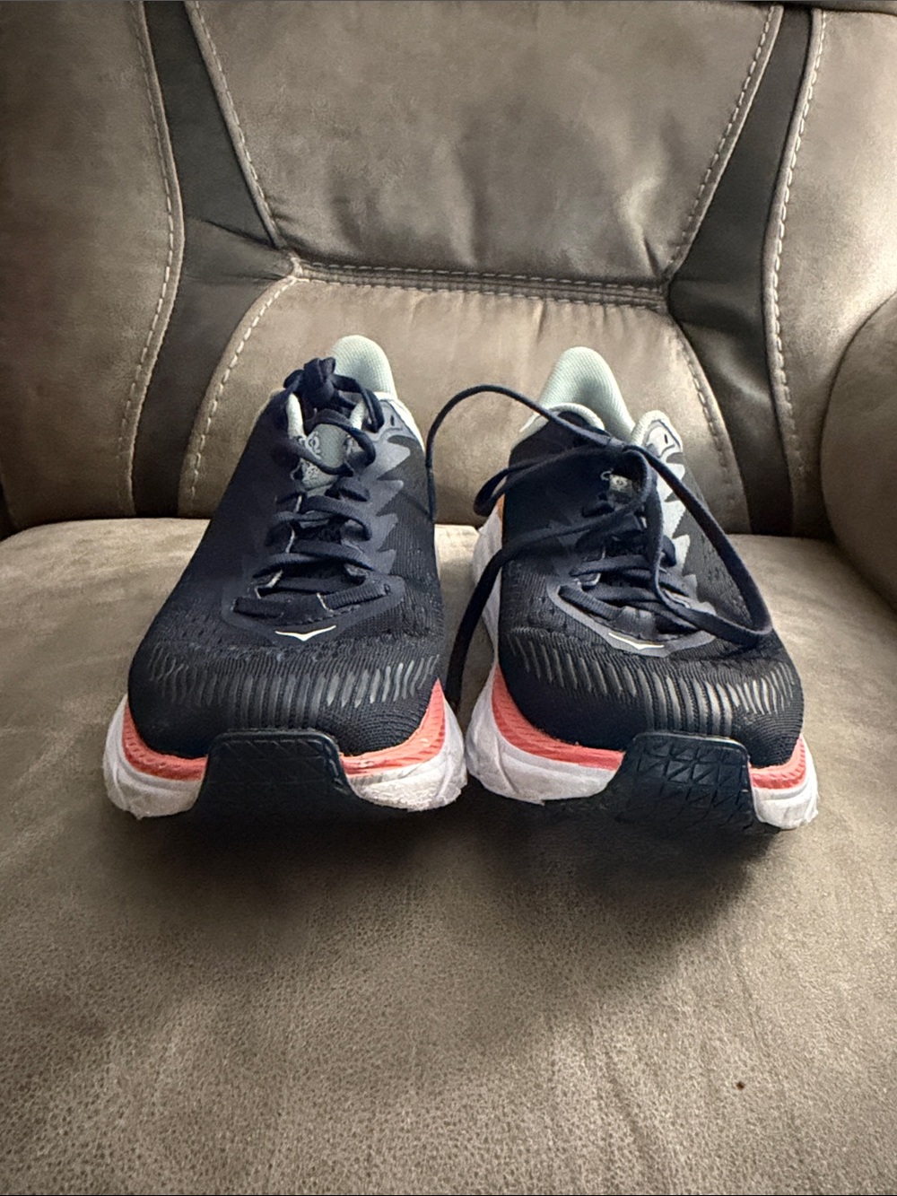 Hoka One One Clifton 7 Women's Size 7 Running Shoes Blue - Picture 3 of 7